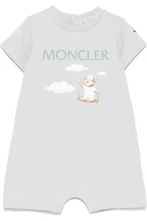 Moncler Bear graphic playsuit