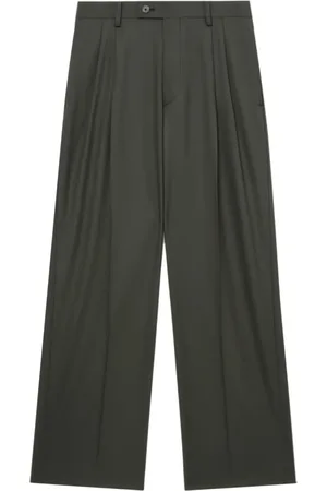 Auralee Pressed crease straight-leg trousers