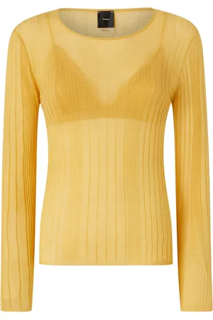 Pinko Sheer ribbed top
