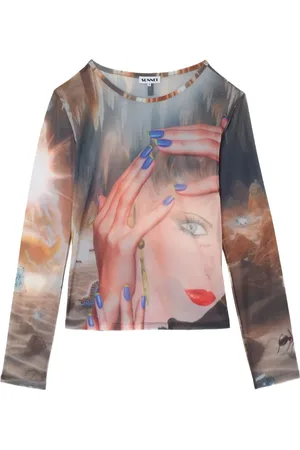 SUNNEI Pascale-print top