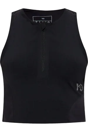 Y-3 Cropped performance tank top