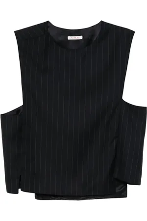 Fursac Striped wool waistcoat