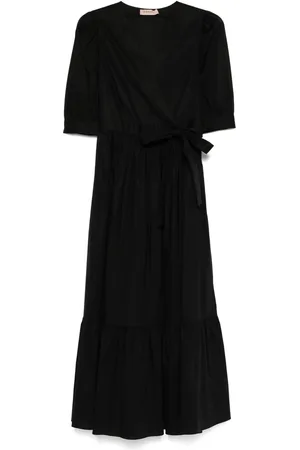 Twin-Set Wrap midi dress