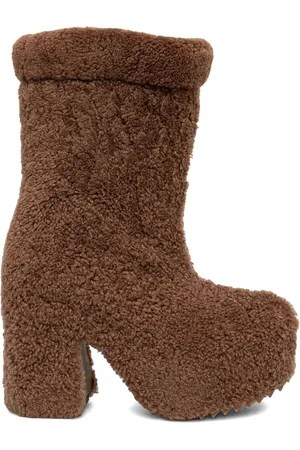 INUIKII 100mm shearling boots