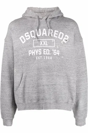 Dsquared2 Distressed logo-print hoodie