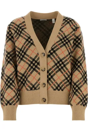 Burberry Checked cashmere cardigan