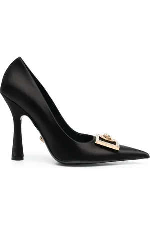 VERSACE Medusa Biggie crystal-embellished pumps