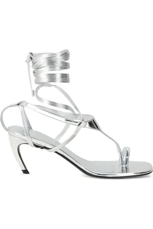 The Attico 65mm customizable sculptural-heel sandals