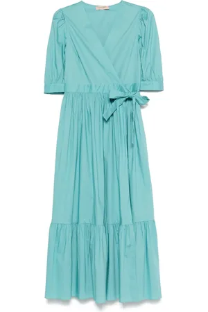Twin-Set Wrap midi dress