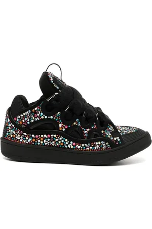 Lanvin Curb rhinestone sneakers