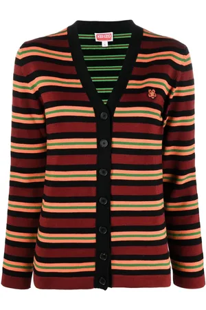 Kenzo Boke Flower striped cardigan