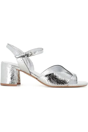 ROBERTO DEL CARLO Metallic-effect sandals