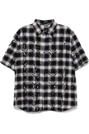 JUNTAE KIM Laser-slashed shirt