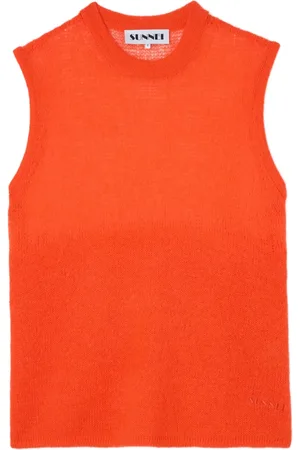 SUNNEI Mohair-blend top