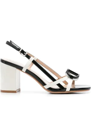 Twin-Set 75mm logo-plaque sandals