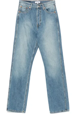 RE/DONE High-rise straight-leg jeans