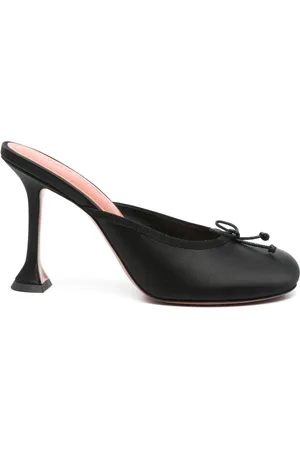 Amina Muaddi 95mm Lila mules