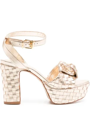 Schutz 100mm Kareena knot platform sandals