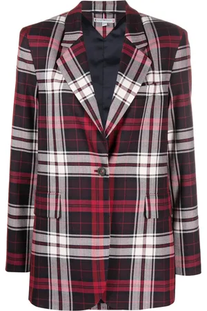 Tommy Hilfiger Check-pattern single-breasted blazer