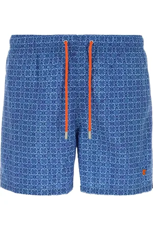 Gallo Geometric-print swim shorts
