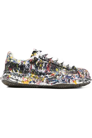 Maison Mihara Yasuhiro Paint-splatter sneakers