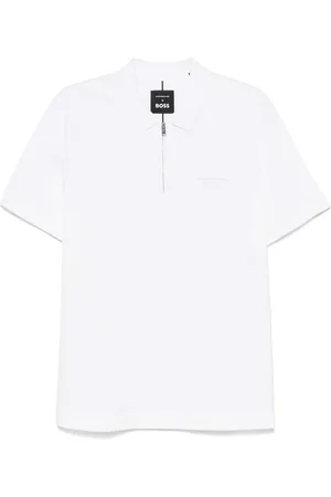 HUGO BOSS X Porsche rubberized-logo polo shirt