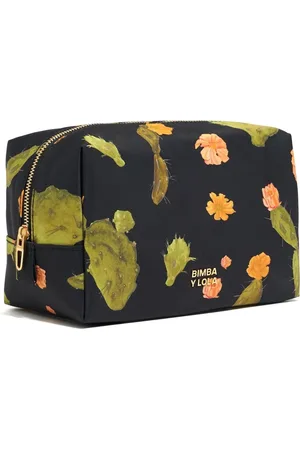 Bimba y Lola Floral-print cosmetic case