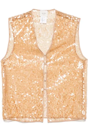 ALYSI Sequin-embellished top