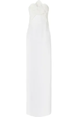 GENNY Floral-appliqu?? gown