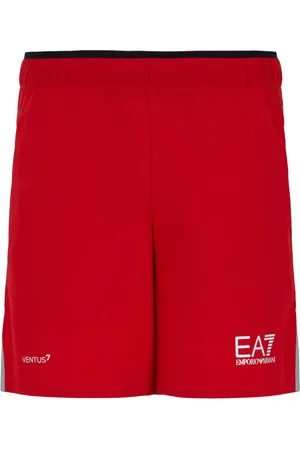 EA7 Logo-print Bermuda shorts