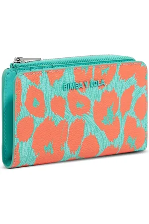 Bimba y Lola Leopard-print zip-around wallet