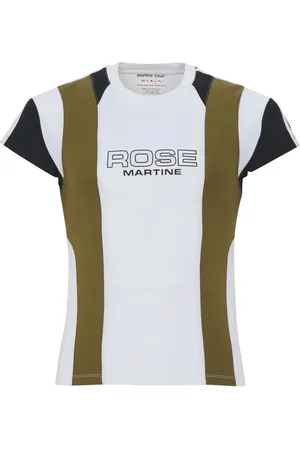 MARTINE ROSE Shrunken Panelled T-shirt