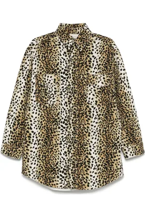 BLUMARINE Leopard-print overshirt