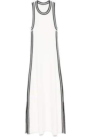 Patrizia Pepe Contrast-trim midi dress