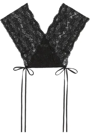 DRIES VAN NOTEN Cropped lace top