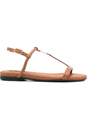 Patrizia Pepe Flat leather sandals
