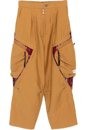 MOSTLY HEARD RARELY SEEN Patch paisley cargo trousers