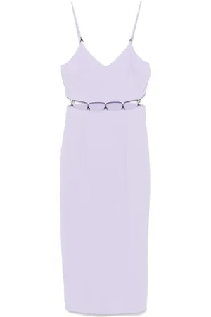 Patrizia Pepe Logo-plaque midi dress