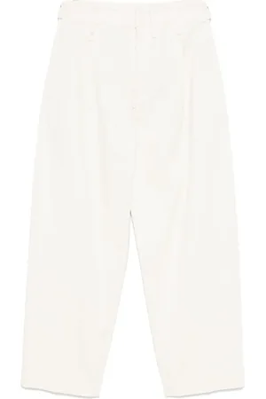 LEMAIRE Pleated carrot trousers