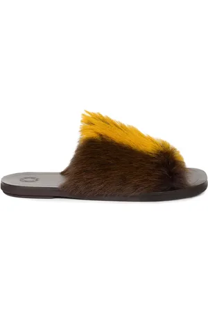 DRIES VAN NOTEN Leather slides