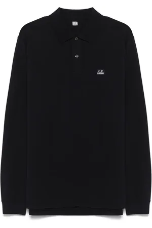 C.P. Company Logo-patch polo shirt
