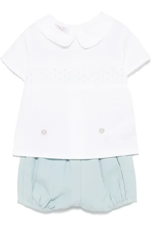 PAZ RODRIGUEZ Embroidered shorts set