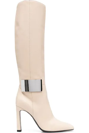 Sergio Rossi SR Miroir 110mm knee-length leather boots