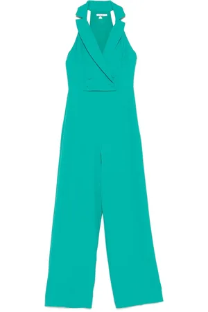 Patrizia Pepe Double-breasted crepe jumpsuit