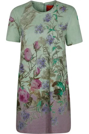 La DoubleJ Floral-print mini dress