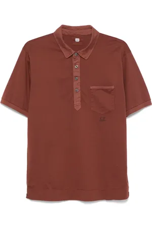 C.P. Company Logo-print polo shirt