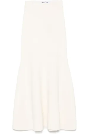 Self-Portrait Knitted maxi skirt