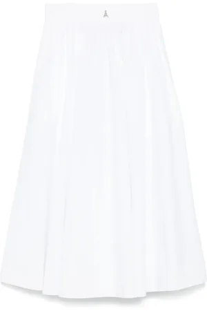 Patrizia Pepe Poplin midi skirt