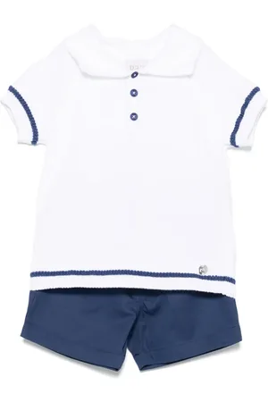 PAZ RODRIGUEZ Stripe-detailed shorts set