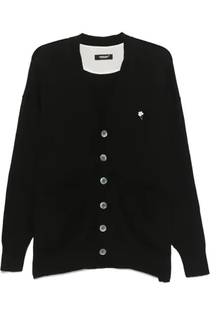 UNDERCOVER Floral-appliqu?? cardigan